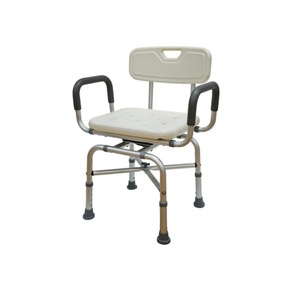 Reposabrazos Rectangular Silla de Ducha de Aleación de Aluminio con Respaldo y Taburete de Baño para Mujeres Embarazadas y Ancianos - Product Image 4