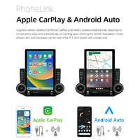 Autoradio Android 14 de 11,5 pouces avec écran tactile, GPS, CarPlay et Android Auto, style universel, montage sur tableau de bord, Wi-Fi et USB intégrés