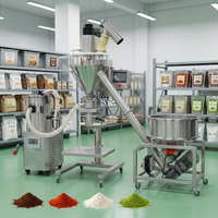 Distributeur à vis sans fin pour 5 kg de farine protéinée, de miettes de pain, d'épices et de poudre de piment, et remplisseur doseur pour 15 kg de sulfate de cuivre chimique sec
