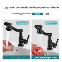 Robinet de lavabo mécanique en acier inoxydable avec noyau en céramique, style américain, motif chat porte-bonheur, transfrontalier, très populaire et très vendu