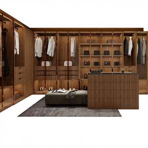 Fabricante de Armarios Personalizados, Armario de Madera para Dormitorio y Armario con Puerta de Vidrio, Armarios Vestidor - Product Image 1