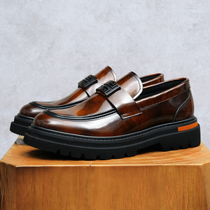 Nouvelles Chaussures Oxford en Cuir Imperméables Artisanales de Luxe Décontractées Britanniques pour Hommes, Modèle Evergreen, à Enfiler, Formelles, pour Mariage et Bureau - Product Image 5