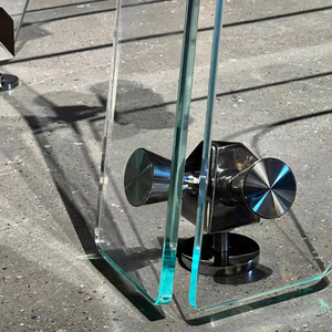 Table de <span class=keywords><strong>ping</strong></span>-<span class=keywords><strong>pong</strong></span> en verre trempé moderne de luxe, table de tennis de table professionnelle de designer pour villa haut de gamme, bureau, maison - Product Image 6
