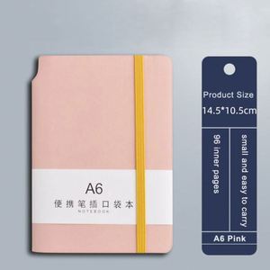 สมุดแพลนเนอร์พกพาหนัง PU ยอดนิยม ขนาด A6 A7 สมุดโน้ตขนาดเล็กพกพาสะดวก ดีไซน์สร้างสรรค์ สำหรับใช้ในโรงเรียน - Product Image 6