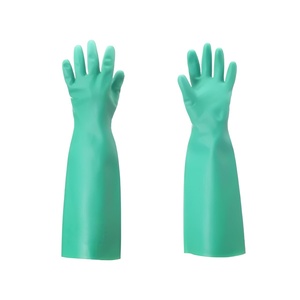 ถุงมือกันน้ำสำหรับทำงาน ถุงมือป้องกันสารเคมี ถุงมือไนไตรล์ ถุงมือสำหรับคนงาน ป้องกันน้ำมัน สำหรับผู้ชาย - Product Image 1