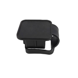 <b>Car</b> Tow <b>Hook</b> Cover 2 Inch Black PVC Protective Cap For Trailer Hitch Universal Fit - Product Image 5