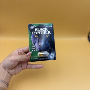 Capsule Black Panther pour la perte de poids, Black Panther 500k, capsule légère, aide alimentaire à base de plantes pour les soins quotidiens des hommes - Product Image 6