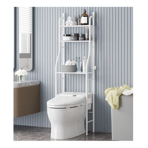 Estantes <span class=keywords><strong>de</strong></span> <span class=keywords><strong>Baño</strong></span> Multifuncionales <span class=keywords><strong>de</strong></span> <span class=keywords><strong>3</strong></span> Niveles, <span class=keywords><strong>Estante</strong></span> <span class=keywords><strong>de</strong></span> Almacenamiento Sobre el Inodoro, 1 Pieza, Estantes para Inodoro Sin Perforaciones, para Accesorios <span class=keywords><strong>de</strong></span> <span class=keywords><strong>Baño</strong></span> - Product Image 1