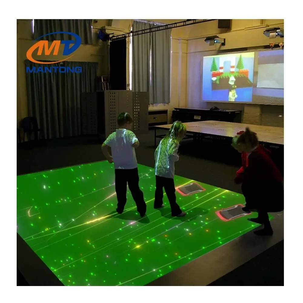 Proyektor lantai hologram dinamis untuk proyeksi permainan lantai Interaktif tempat bermain