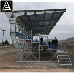 مدرجات رياضية ذكية، مدرجات دائمة، مقاعد ملعب، مدرجات خارجية نمطية مع سقف - Product Image 3