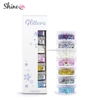 Aster shineer — autocollants ongles en strass auto-adhésifs, bijoux à paillettes, arc-en-ciel, visage, yeux, cristal, de fête, pour femmes