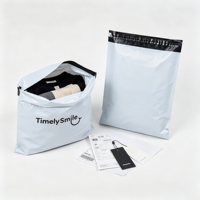 Sacs PolyMailer blancs, enveloppes en plastique résistantes aux déchirures avec fermeture autocollante et imperméable, sacs de livraison pour coursiers