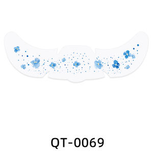 OEM ODM Maquillage Temporaire Tendance Étanche Feuille d'Argent Métallique Paillettes Taches de Rousseur Tatouage de Visage pour Femmes Papier de Surbrillance Or - Product Image 4