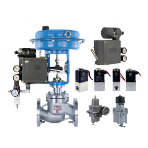 Filtros de Aire Emerson 67CF, Reguladores y Posicionador de Válvula Electro-Neumática Fisher 3582i con Válvula Solenoide Asco - Product Image 2