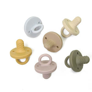 Bebek diş çıkarma emzik bebek emziği kukla meme 2024 özel BPA ücretsiz çevre dostu silikon özelleştirilmiş ambalaj silikon oyuncaklar - Product Image 2
