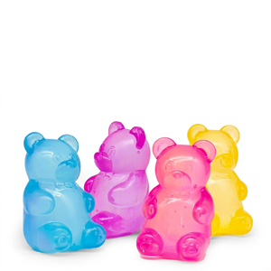 <b>Cute</b> <b>Bear</b> Maltose Squishy Ball Slow Rebound Stress Relief Decompression Fidget Toy Portable Soft Squeeze for Girls Boys - Product Image 1