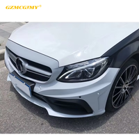 Kit carrosserie en PP à ajustement parfait pour pare-chocs avant de voiture W205 pour Mercedes-Benz Classe C W205 2014-19