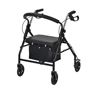 Xu hướng sản phẩm 2024 New arrivals cao cấp mua sắm đồng hành thép cán Walker rollator Walker với chỗ ngồi - Product Image 4
