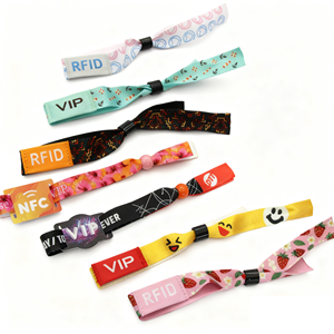 Tùy chỉnh RFID vải dây đeo cổ tay thiết kế miễn phí <span class=keywords><strong>NFC</strong></span> dây đeo cổ tay kiểm soát truy cập hoạt động thể thao dây đeo cổ tay - Product Image 6