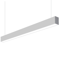 Lumière linéaire suspendue LED sans scintillement de 4 pieds, 1200 mm, 20 W, 36 W, 40 W, 60 W, pour bureau, maison, hôtel