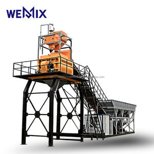 MHZS60 Centrale à béton sans fondation Centrale à béton sans fondation Alimentation par courroie sans fondation Usine à béton prête à l'emploi - Product Image 1