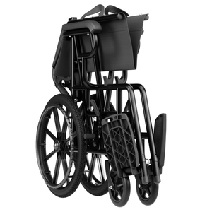 <span class=keywords><strong>Fauteuil</strong></span> <span class=keywords><strong>roulant</strong></span> directement de l'usine avec cadre en acier peint et siège en tissu Oxford respirant, pneus solides durables et double frein, autopropulsé - Product Image 6