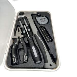 Ensemble d'outils en acier au carbone de 26 pièces avec marteau, pinces, embouts de tournevis, outils à main pour usage domestique - Product Image 4