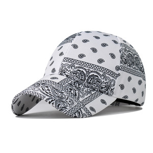 Gorra de Béisbol con Estampado de Flores Paisley de Diseño Nuevo para el Verano, 100% Poliéster, Estilo Urbano, Gorro de Sol Tropical con Estampado de Leopardo para Mujer - Product Image 6