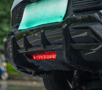Kit de carrosserie pour BYD Yuan Plus Pare-chocs arrière Lèvre arrière de haute qualité Usine Vente en gros Mise à niveau Noir brillant Accessoires de voiture