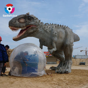 Statue de dinosaure <span class=keywords><strong>Indominus</strong></span> Rex grandeur nature modèle animatronique en caoutchouc de Silicone pour enfants parc d'attractions intérieur manèges parcs d'aventure - Product Image 1