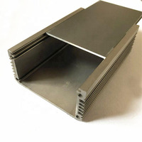 Grand radiateur de dissipateur thermique de boîtier de boîtier en aluminium étanche personnalisé
