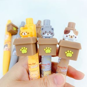 ปากกาเจลลายการ์ตูนหมีน่ารักแบบกด ปากกาเจลพลาสติกแฟนซีสำหรับโปรโมชั่น ขนาด 0.5 มม. - Product Image 2