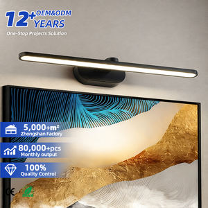 Lámparas de Pared Rectangulares Modernas con Pantalla de Acrílico y Aluminio Blanco de Fábrica Zhongshan para Iluminación de Espejo de Baño - Product Image 1