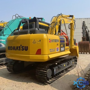 Excavatrice sur chenilles Komatsu PC160 de 16 tonnes, modèle 2022, haute performance, d'occasion, moteur, boîte de vitesses, PLC, roulement, pompe, provenance Japon - Product Image 3
