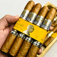 Étiquettes adhésives holographiques pour emballages de cigares, logo personnalisé, commande minimum de 500 pièces