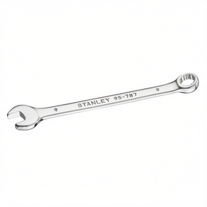 Clé combinée Stanley 9 mm métrique à embout ouvert et à embout fermé pour réparation mécanique - Product Image 2