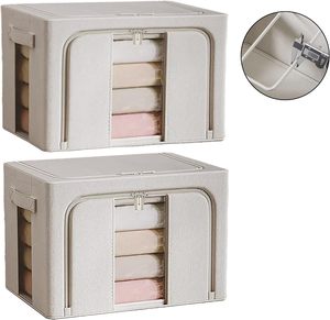 Support Household Use Bedroom Wardrobe Comforter <b>Clothes</b> Storage Child Storage <b>Box</b> With Sturdy Frame Logo and Color - Product Image 1