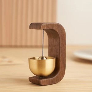 Carillon éolien en bois pour porte, sonnette sans fil, décoration de porte d'entrée, vent décoratif pour l'ouverture de la maison, décoration intérieure - Product Image 5