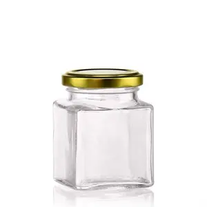 Jam Jar Small Custom Food Grade Packaging Pudding Glass Jars For Jams In Bulk