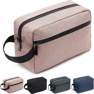 Sac de toilette de voyage pliable multifonction en tissu Oxford, grande capacité, imperméable, unisexe, usage quotidien, couleur unie - Product Image 1