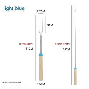 Forchette Telescopiche in Legno da 32 Pollici per Arrostire Marshmallow e Barbecue - Product Image 4