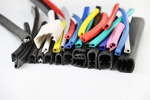 Con Dấu Trang Trí Cao Su Hình Chữ U Kẹp Thép Cạnh Nhựa Trang Trí Con Dấu Kênh Chữ U Cao Su Dải Niêm Phong Trang Trí Cạnh Chữ U - Product Image 2