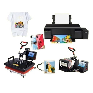 High Quality Manual 5 in 1 Heat Press Machine for T - Shirt <b>Bags</b> Mug Plate Base <b>Hat</b> Jigsaw Puzzle Semi-automatic Heat Tran - Product Image 5