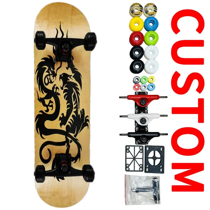 Super hohe qualität 235 mm flexibel doppelschicht busche vier räder skateboard offroad longboard skateboards & skates