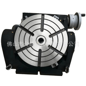 แท่นหมุนแบบมีแกนกลาง Tsk320 Indexing Rotary Table M4 ความแม่นยำ 60 องศา ผลิตจากเหล็กหล่อ ใช้กับเครื่องกัด - Product Image 4