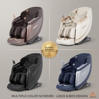 Fauteuil de massage intelligent 3D OYEAL, nouveau design, commande vocale IA, musique Bluetooth, gravité zéro, cuir PU, pour la maison