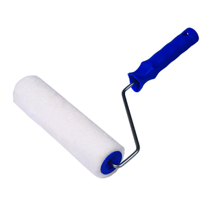 Rouleau de peinture en polyester blanc de qualité industrielle E-tool 9 pouces, épaisseur de poils de 15 mm, liaison thermique, support OEM, pour peinture et décoration - Product Image 2