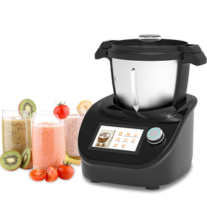 Procesador <span class=keywords><strong>de</strong></span> alimentos automático inteligente, máquina <span class=keywords><strong>de</strong></span> cocina doméstica eléctrica con termomezclador, funciones <span class=keywords><strong>de</strong></span> mezcla <span class=keywords><strong>de</strong></span> molienda para picar - Product Image 5