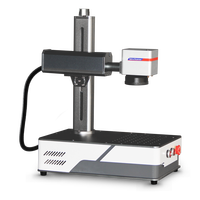 Marqueur laser fibre CNC portable de bureau 20W 30W 50W, prix de la machine de marquage laser fibre 50W pour la gravure sur métal