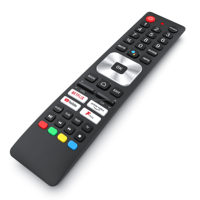 Télécommande universelle RCT 11045 pour Smart TV, 45 touches, avec code fixe, prise en charge IR/BLE/RF, portée de 10 m et commande vocale pour TV